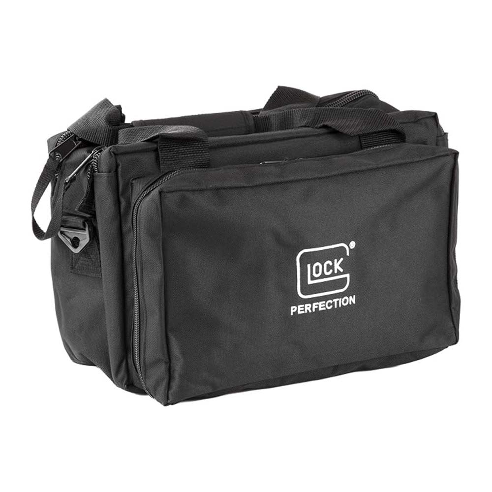Glock 15" x 10" x 9" 4-Pistol Range Bag, Black