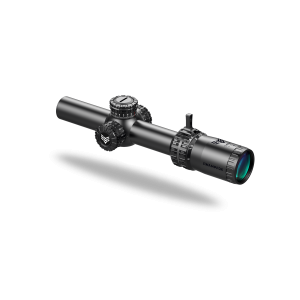 Swampfox-Optics Swampfox Arrowhead LPVO Series Rifle Scope - 1-8x24 30mm SFP Red Guerrilla Dot BDC Long - Black