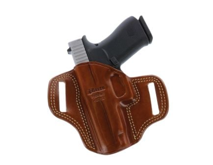 Galco Combat Master Colt King Cobra OWB Holster RH - Tan Leather, Classic and Durable Design for Reliable Open Carry - CM364