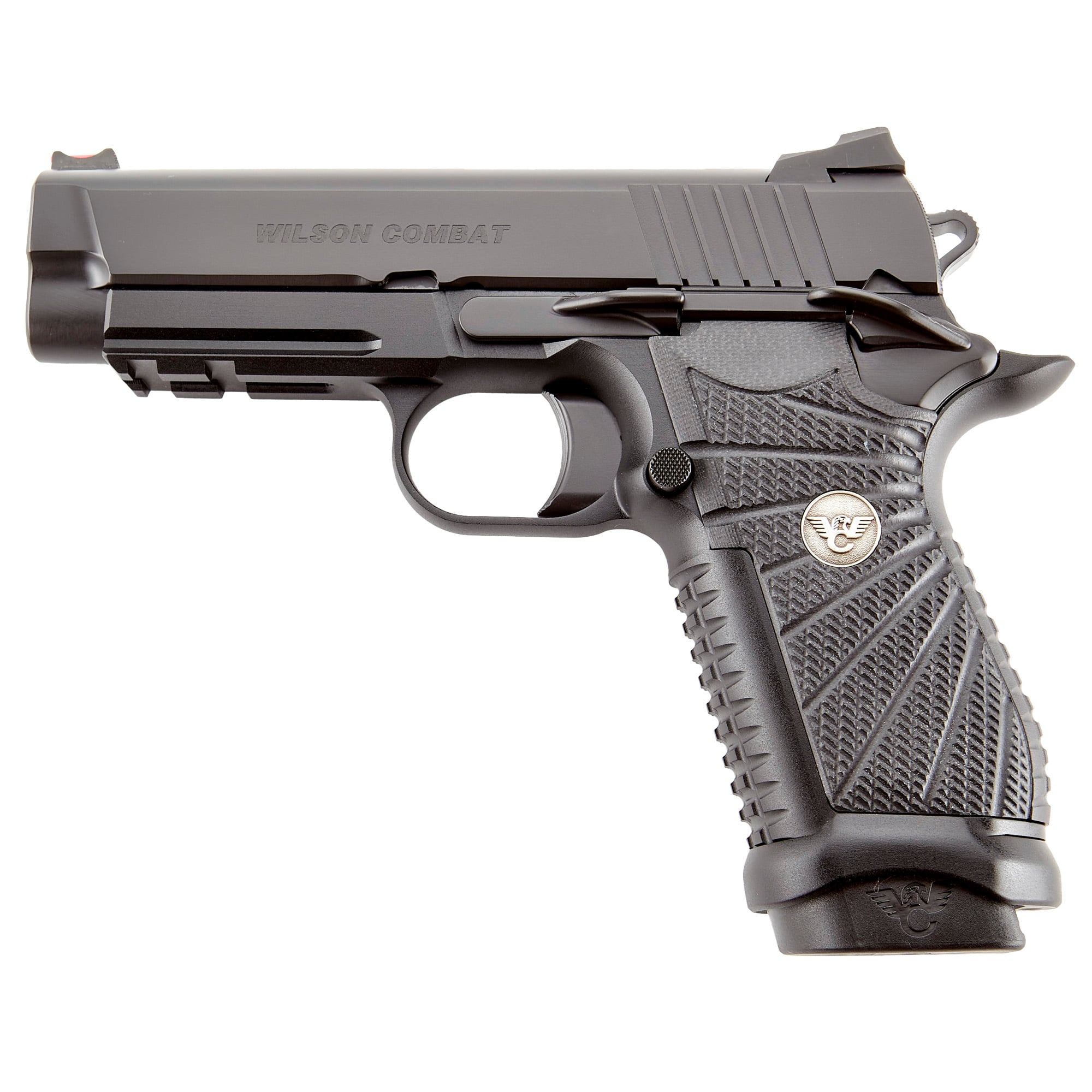 Wilson Combat EXPERIOR 9mm Pistol, 4" Barrel, Fiber Optic Front Sights, Black - XPDCPR9