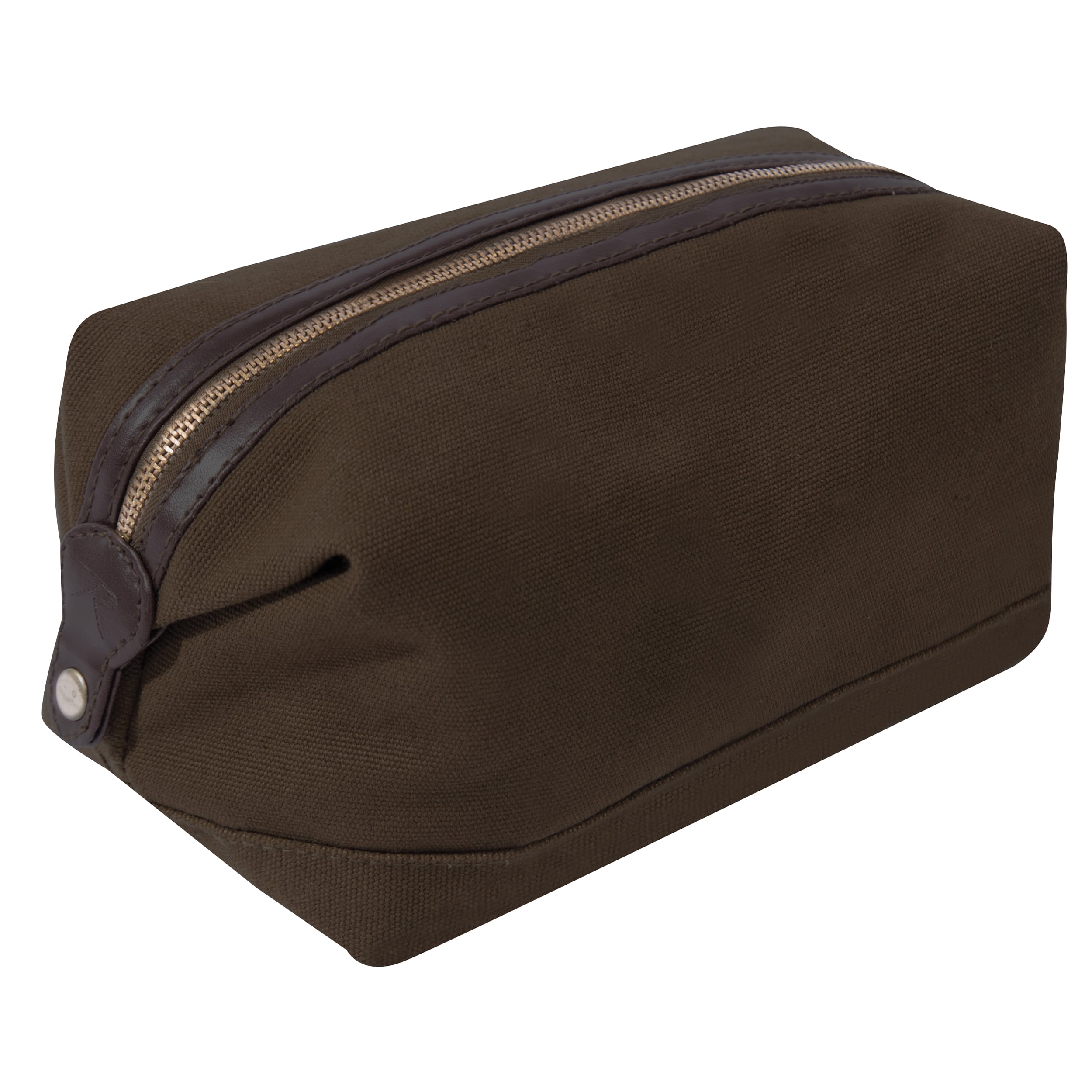 Rothco Canvas Leather Travel Kit - Earth Brown