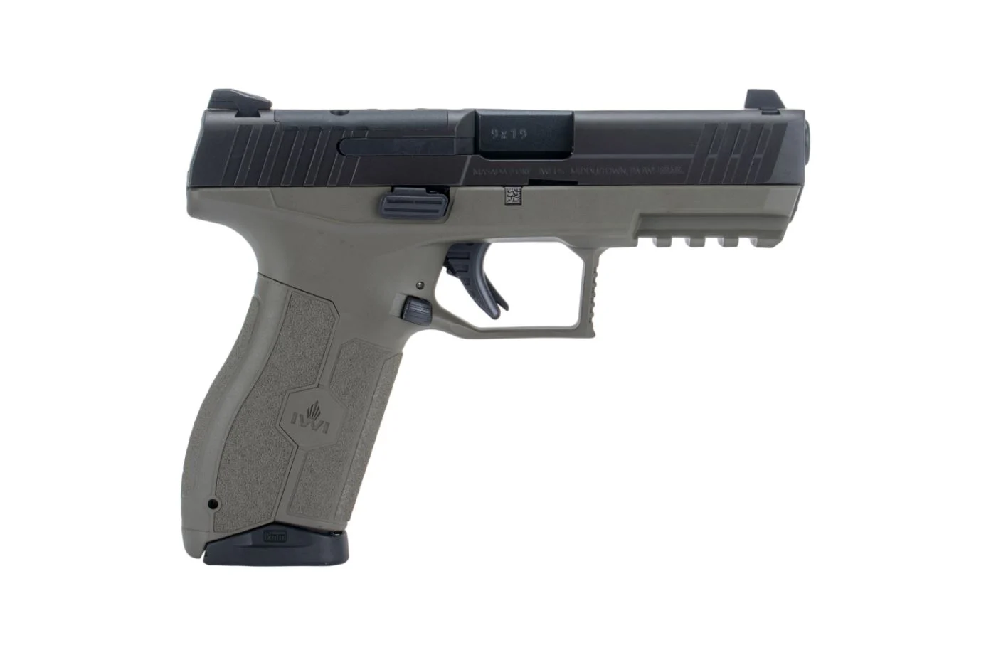 IWI - ISRAEL WEAPON INDUSTRIES MASADA OR 9MM POLY 4" ODG 10+1