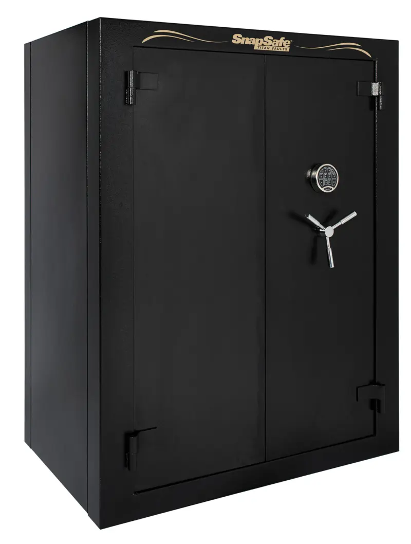SnapSafe 75013 Vault Door XXL Access Code/Key Entry 9 Gauge Steel Holds 56+ Long Guns Fireproof- Yes