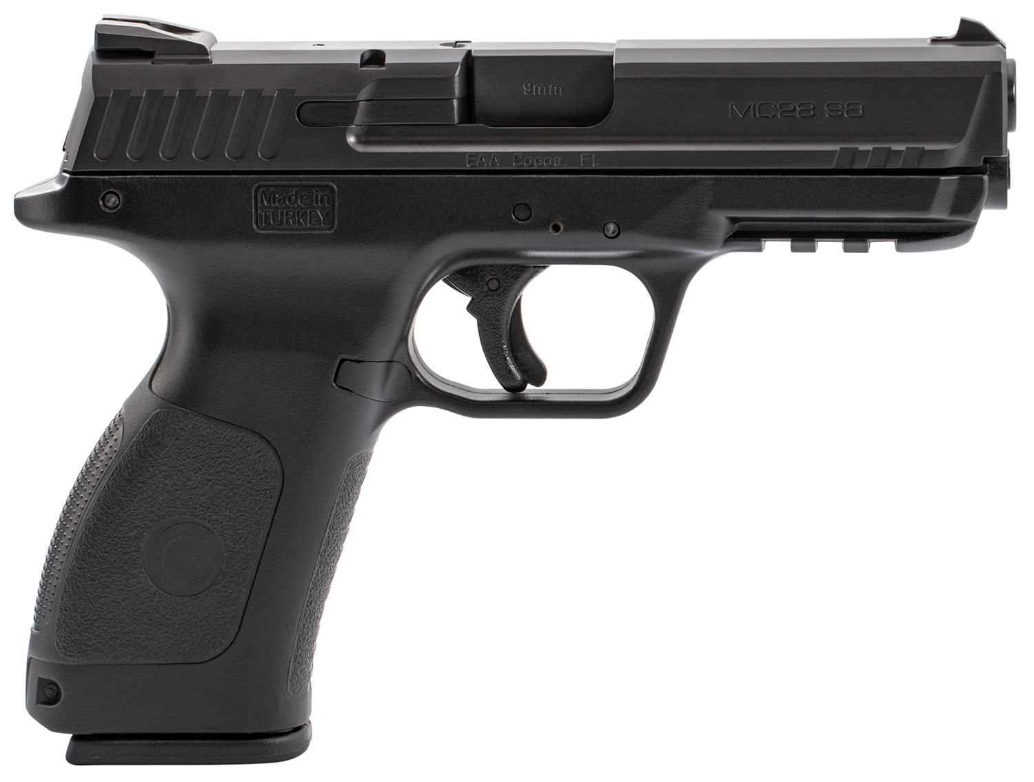 EAA Corp Girsan MC28SA 9mm Pistol, Blk - 390100