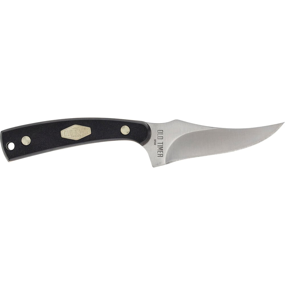 Old Timer Sharpfinger Fixed Knife Clip Point, Black