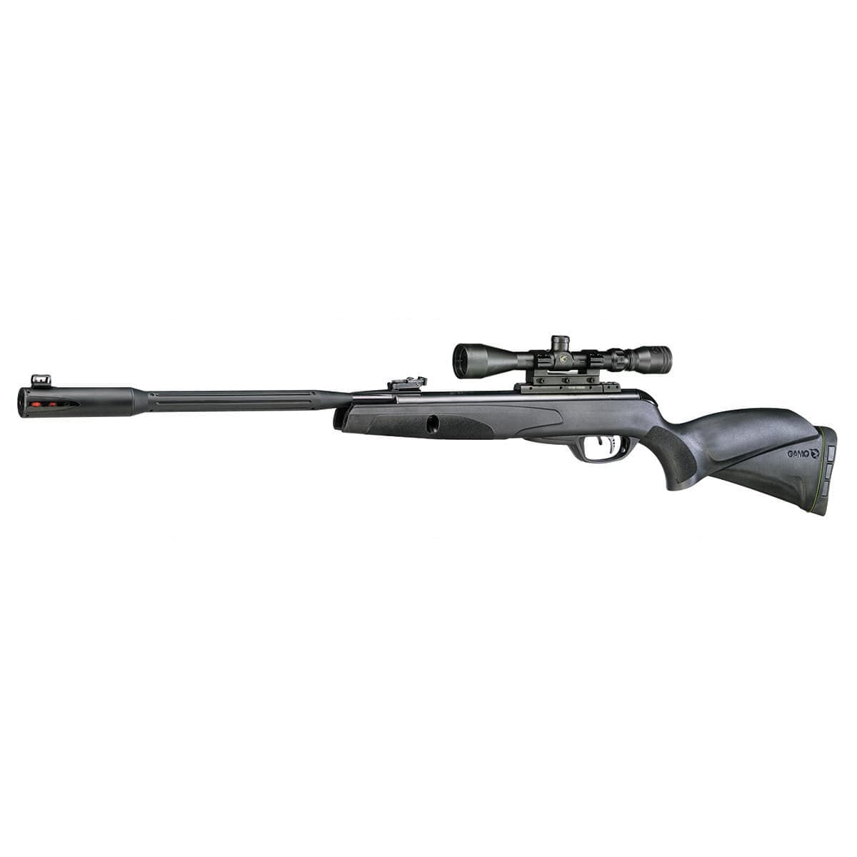 Gamo Outdoor Whisper Fusion Mach 1 .22 Break Open Air Rifle w/ 3-9x40mm Scope, Black - 611006325554