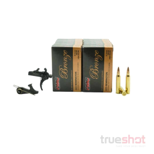 BUNDLE DEAL: Geissele SSA-E AR-15 Trigger and 200 Rounds of Ammo - PMC 223 55 Grain
