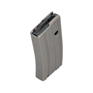 DuraMag Speed Magazine AR-15 223 Remington, 5.56x45mm, 300 AAC Blackout 20-Round Aluminum Gray Black Follower