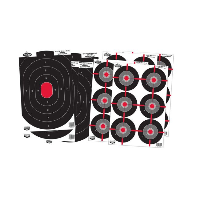 Birchwood Casey Dirty Bird 12 X 18 Target Combo 8-pack Black