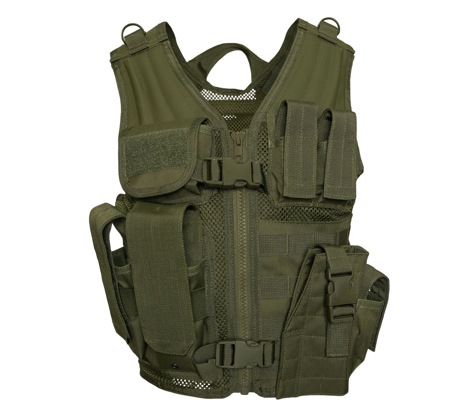 Rothco Kids Tactical Cross Draw Vest - Olive Drab