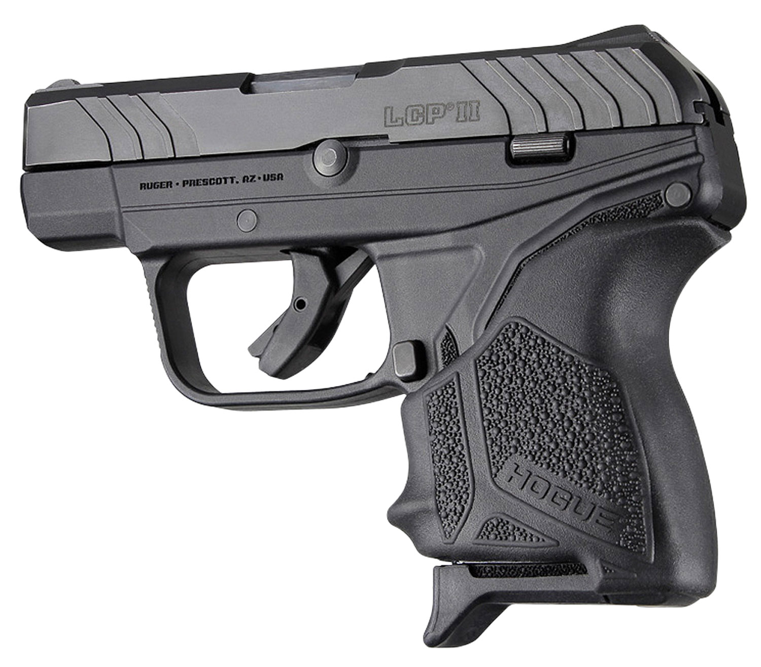 Hogue HandAll Beavertail Grip Sleeve for Ruger LCP II Pistol, Black - 18120
