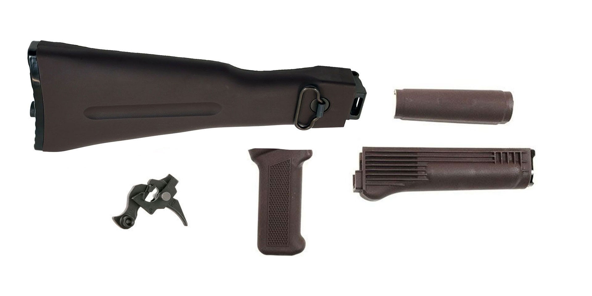 PSAK-47 Classic Plum Side Folding Furniture Set w/ PSA Custom ALG AKT-EL AK Single Stage Trigger
