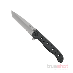 CRKT - M16-10S Tanto Serrated Frame Lock - Black - Stainless Steel - 8Cr13MoV - 3.00"