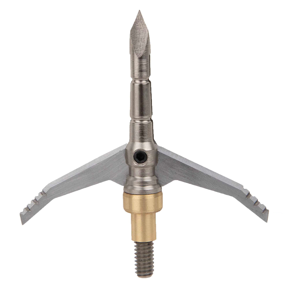 Dead Ringer Just Nasty 2.0 2"/125 gr Hybrid/Mechanical Broadhead, Stainless Pack of 3