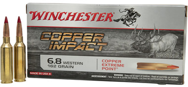 Winchester 6.8 WESTERN 162 Grain Copper Extreme Point Lead Free