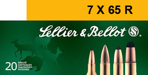 Sellier & Bellot 173 gr Semi-Jacketed Soft Point Cutting Edge 7x65mmR Ammo, 20/box - SB765RA