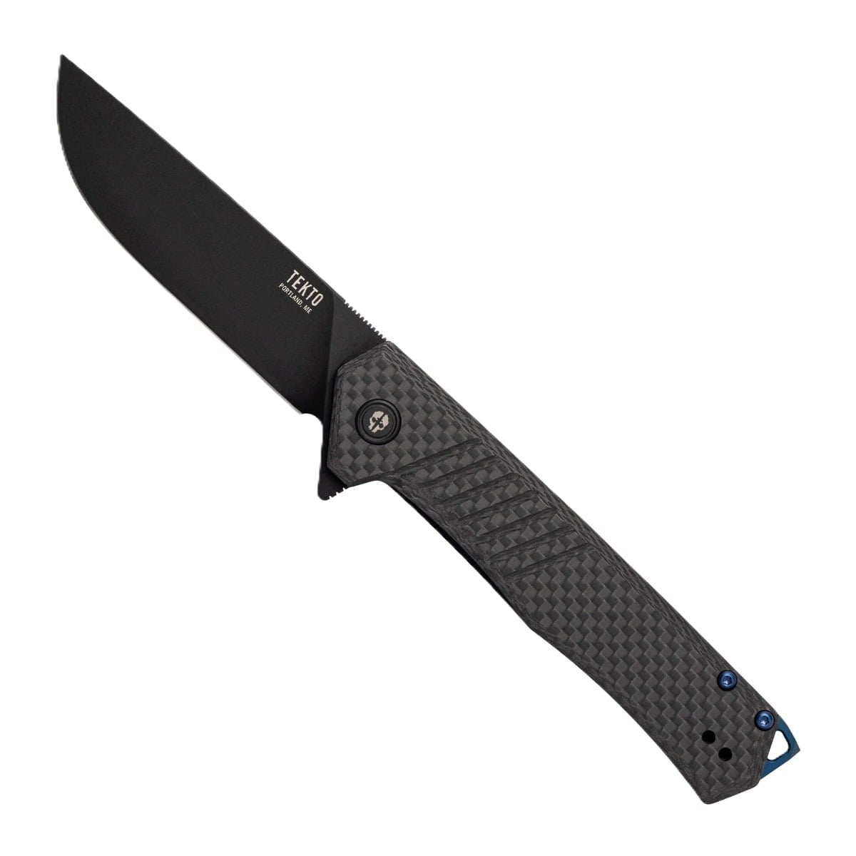 Tekto Knives F1 Alpha Folding Knife, Carbon Fiber