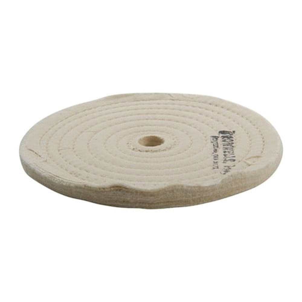 Brownells 6" x 5/8" Stitched Muslin Polishing Wheel