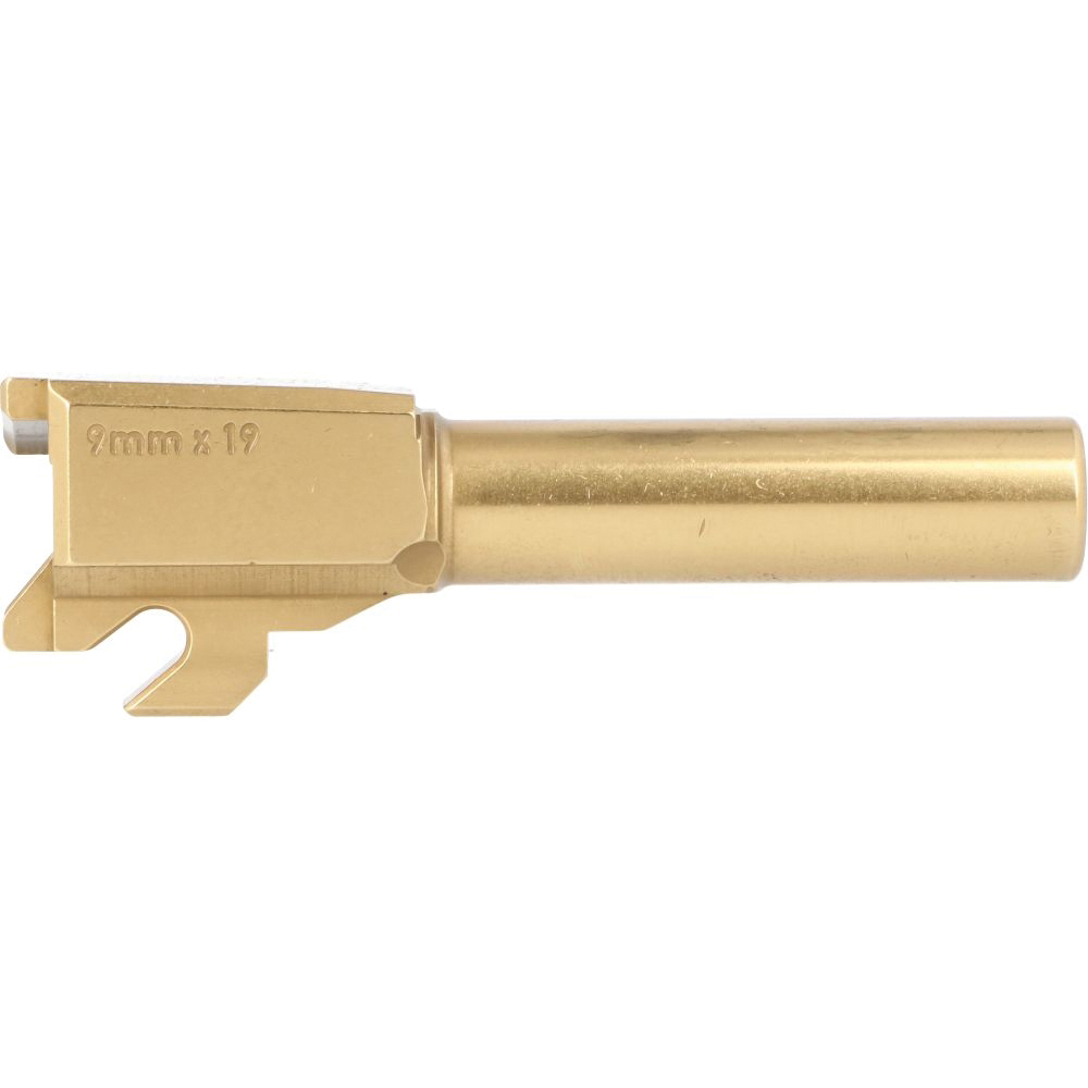 Sig Sauer Non-Threaded Barrel w/o LCI 9mm 3.60" Fits Sig Sauer P320 Sub-Compact, Gold