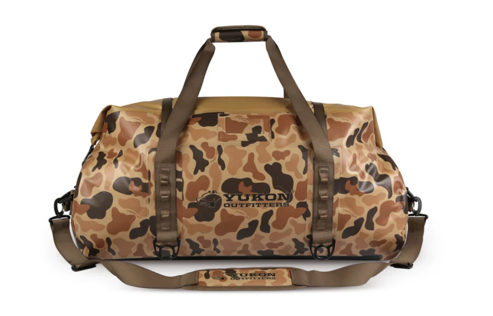 Yukon Outfitters High Country Dry Duffle 100L, Vintage Camo - AC145YVC