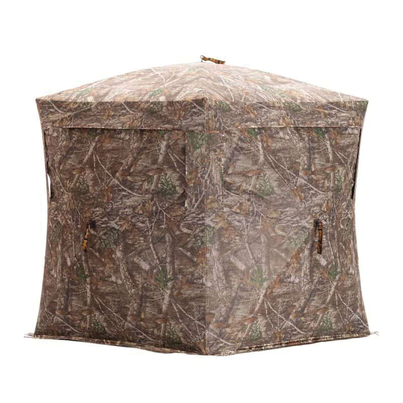 Rhino Blinds Rhino 180 58" x 58" x 66" Hub Blind, Realtree Edge Camouflage