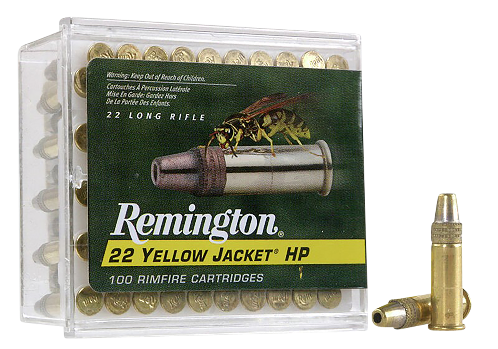 Remington Yellow Jacket .22 LR 33gr TCHP, 100rds - 1700
