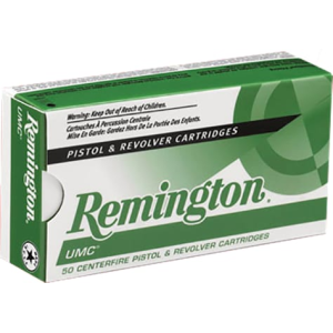 Remington Ammunition L40SW3 UMC 40 Smith & Wesson (S&W) 180 GR Metal Case (FMJ) - 50rd Box