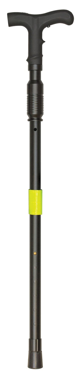 PS Products Zap Covert Cane 1 MV Extreme Voltage Concealed Stun Device w/ Flashlight, Black - ZAPCOVERTCAN