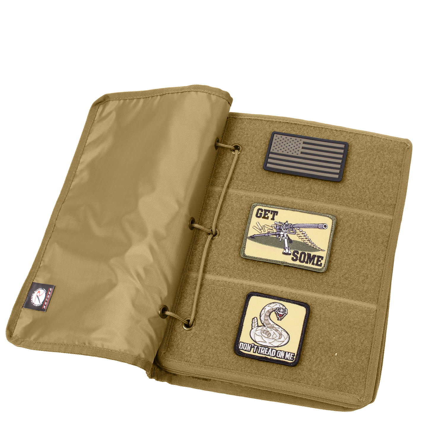 Rothco Hook Loop Patch Book - Coyote Brown