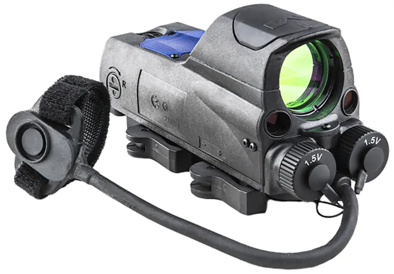 Meprolight USA 0687703 MOR PRO Black 1 x 30 mm 2.2 MOA Dot/Bullseye Reticle Red IR Laser