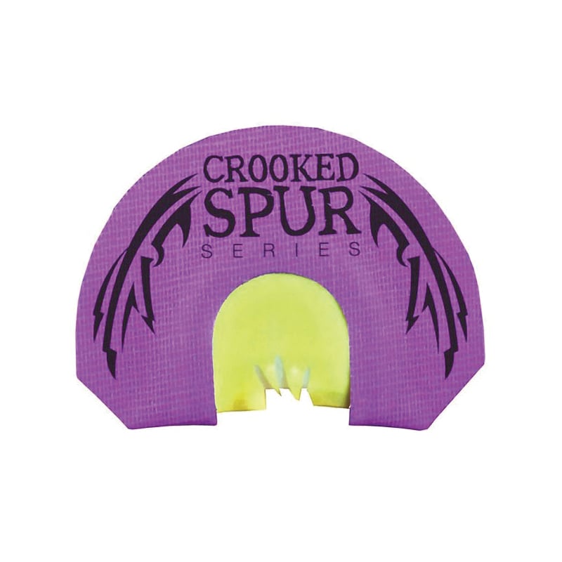 FoxPro Crooked Spur Purple V-Fang Turkey Mouth Game Call, Purple