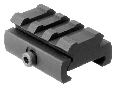 Aim Sports AR-15 Aircraft Grade Aluminum Low-Profile Riser Mount, Anodized Black - ML109