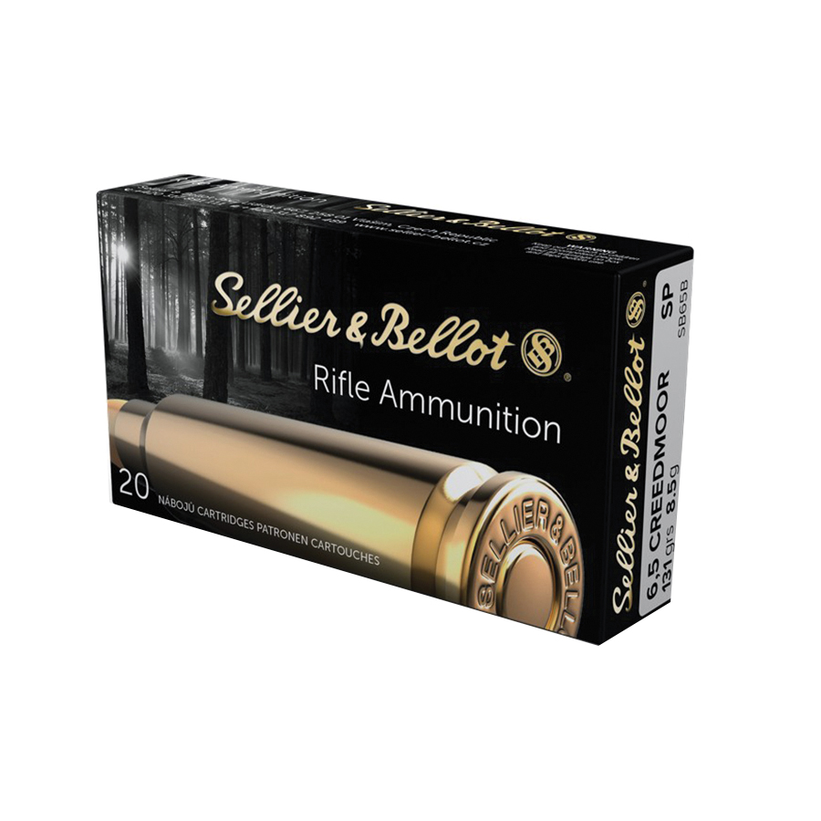 Selier & Bellot Ammunition 6.5 Crd 156 gr SJSP Ammo, 20/Box - SB65D