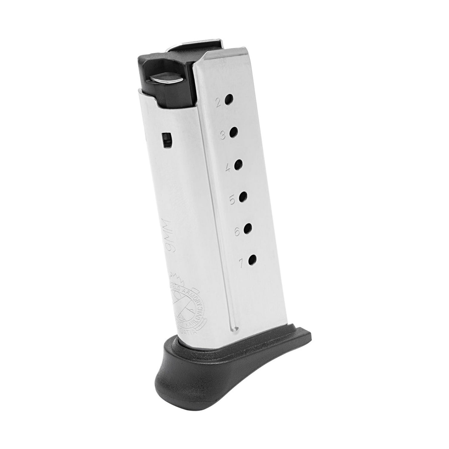 Springfield Armory 7rds 9mm Magazine, Stainless - XDS0907H
