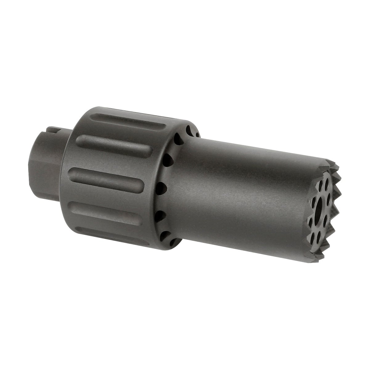Midwest Industries Alpha Blast Diverter M14x1, Black