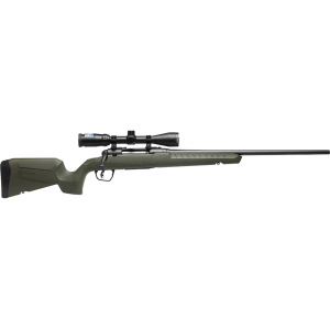 Savage Arms AXIS 2 XP Bolt Action Rifle 270 Winchester 22" Matte Barrel Left Hand Matte Frame Green Stock With Scope