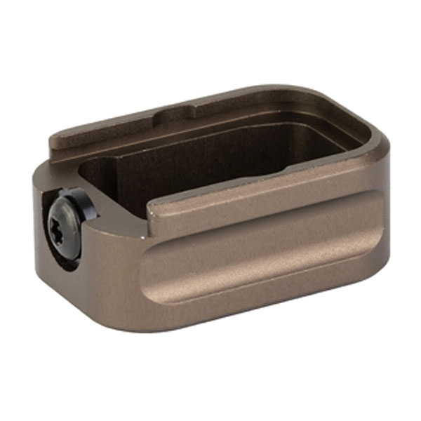 Warne Glock 19/23 9mm/40 S&W +3/2 Magazine Extension, Dark Earth - 3123