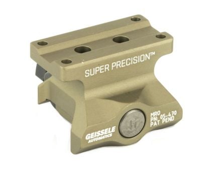 Geissele Super Precision Trijicon MRO Lower 1/3 Co-Witness Mount, Desert Dirt - 05-470S