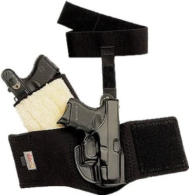Galco AG160B Ankle Glove Holster for Smith & Wesson J FR 640 - Right Hand