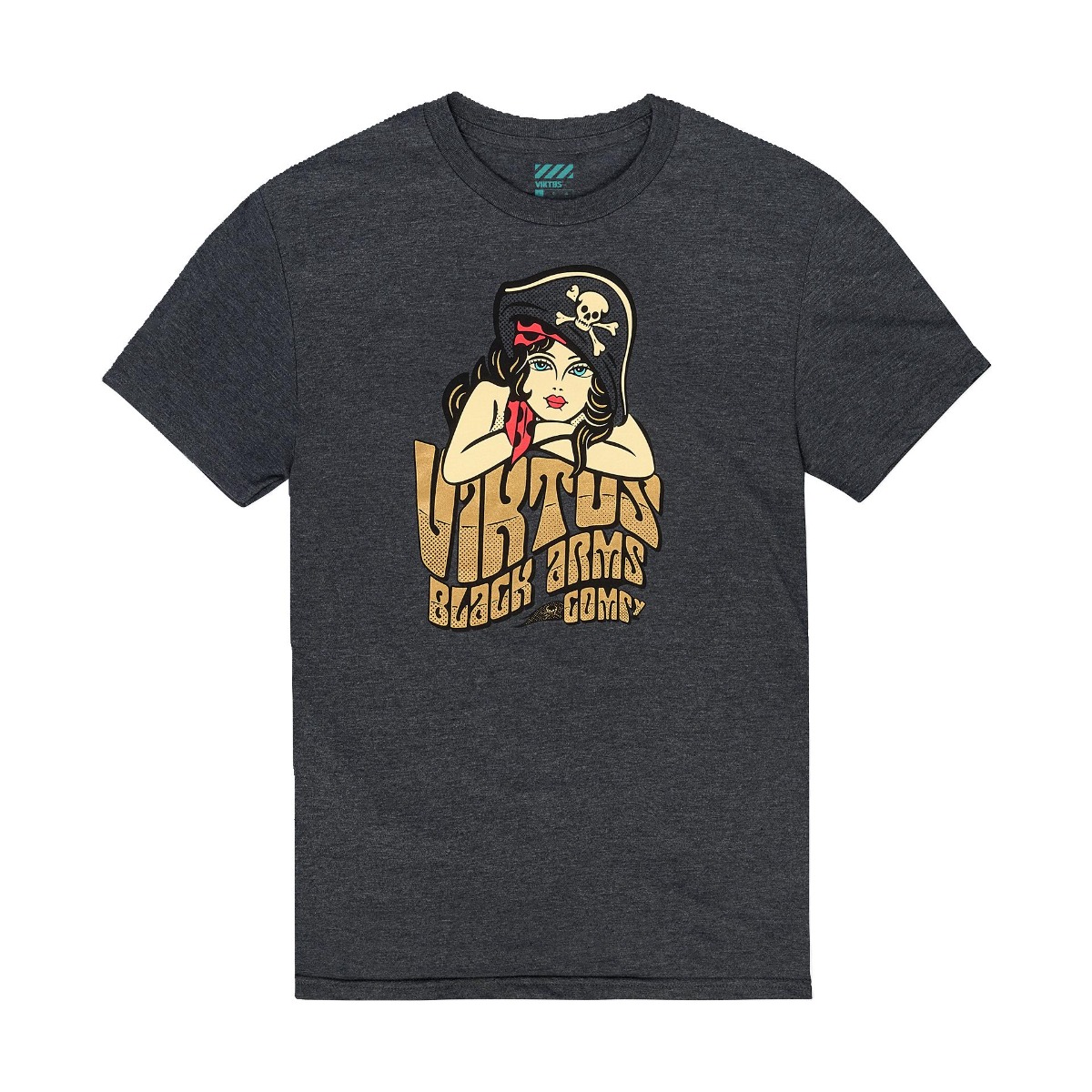 Viktos Bonny T-Shirt, Charcoal Heather - X-Large