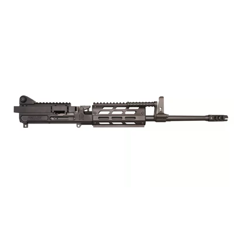 FightLite MCR DUAL-FEED AR-15 Upper Assembly - Black | 5.56 NATO | 16.25” Quick-Change Barrel | Accepts AR-15 Magazines M27 Linked Ammo | M-LOK Rail-Interface System | RipBrake Muzzle Compensator