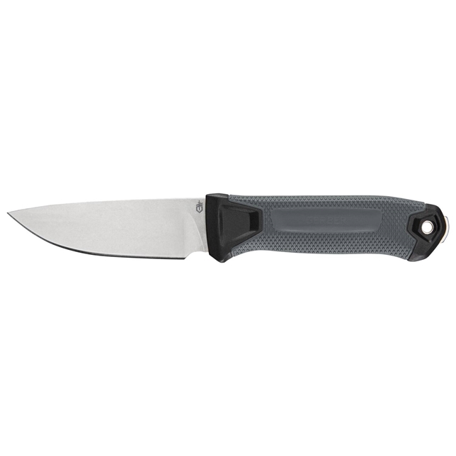 Gerber Strongarm Camp Fixed Blade Drop Point Knife, Grey - 1069215