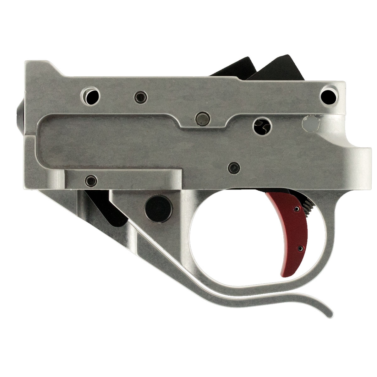 Timney Triggers Curved Drop-in Single-Stage Trigger for Ruger 10/22 Semi-Automatic Rifles, Silver/Red - 1022-2C-16