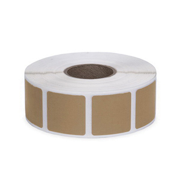 Action Target Law Enforcement 0.875" Square Self-Adhesive Target Bullet Hole Repair Paster, Brown, 1000/box - PAST/BR