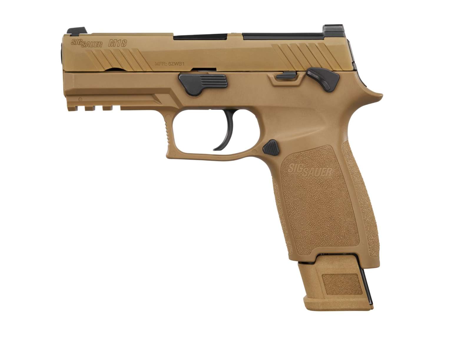 SIG SAUER M18 Coyote 9mm Pistol 3.9"