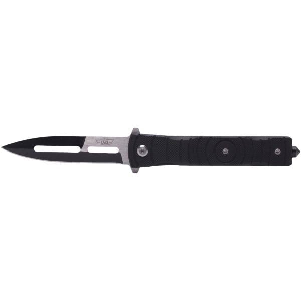 CampCo UZI Mossad III Folding Knife, 2.5", Black - UZKFDR014