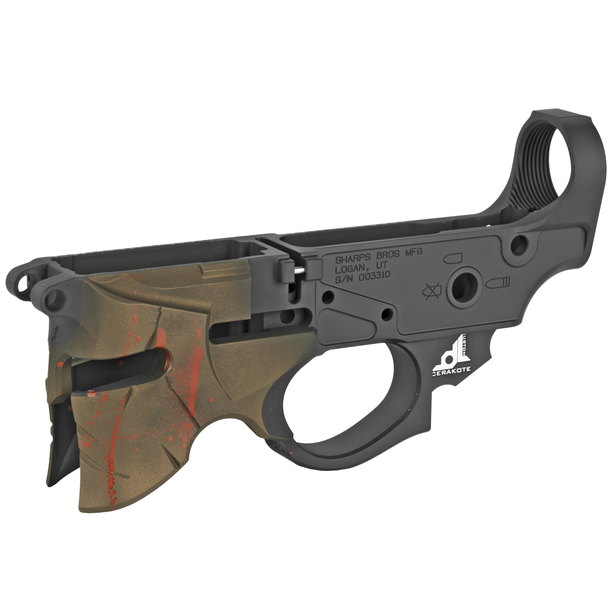 Sharps Bros SBLR07 .223 Remington AR Lower, Bronze - SBLR07BDBRONZE