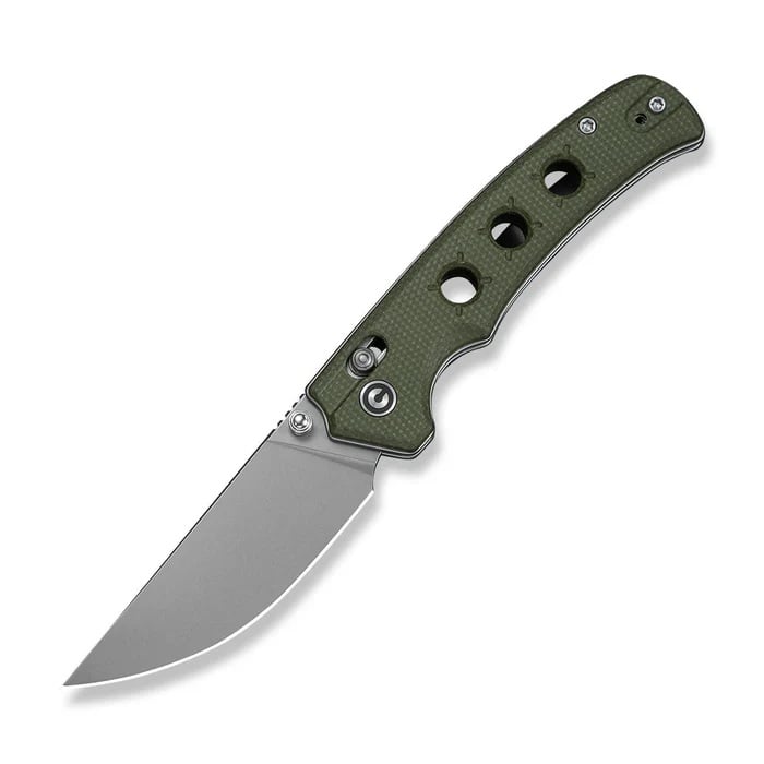 CIVIVI Noctis Folding Straight Back Knife, Olive - C24020C-3