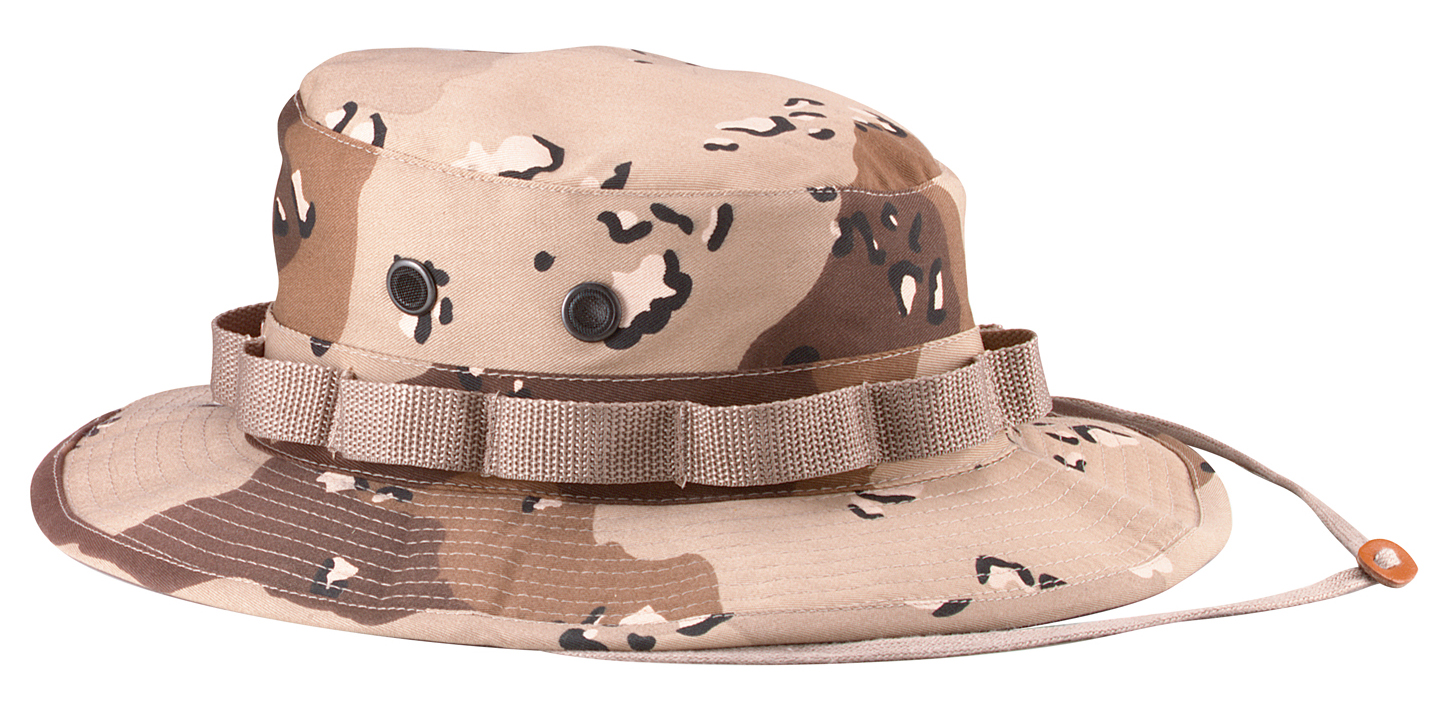 Rothco Camo Boonie Hat - 6-Color Desert Camo, Head Size 7