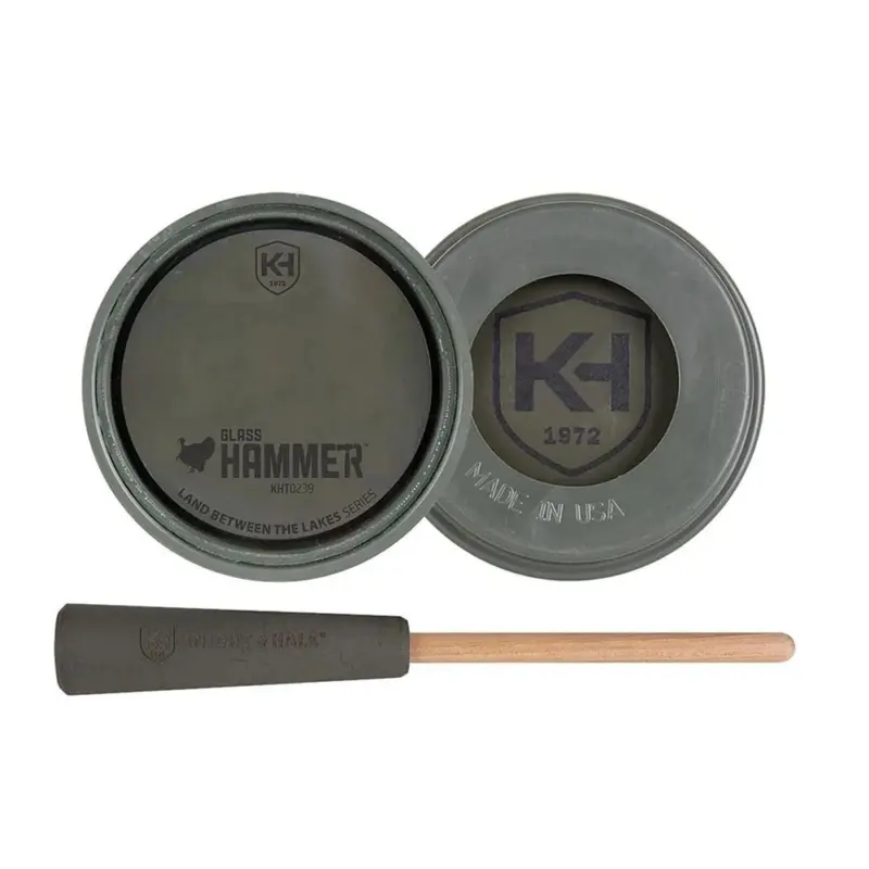 Knight Hale Glass Hammer Pot Turkey Call LBTL Series